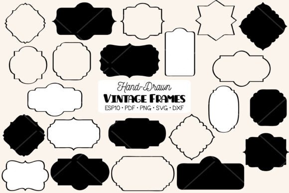 Download Vintage Frames | Decorative Border Label - Decor Collection